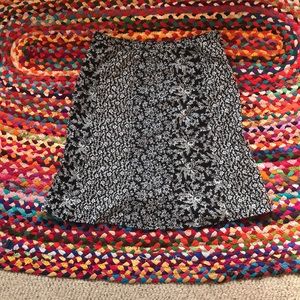 Anne Taylor LOFT Floral Skirt Size 2